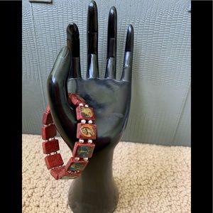 Wood Elastic Wrist Bracelet